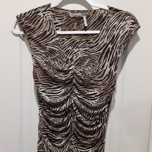Animal print top
